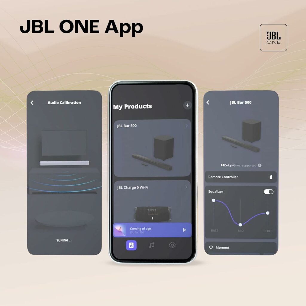 JBL Bar 500 Pro app connectivity