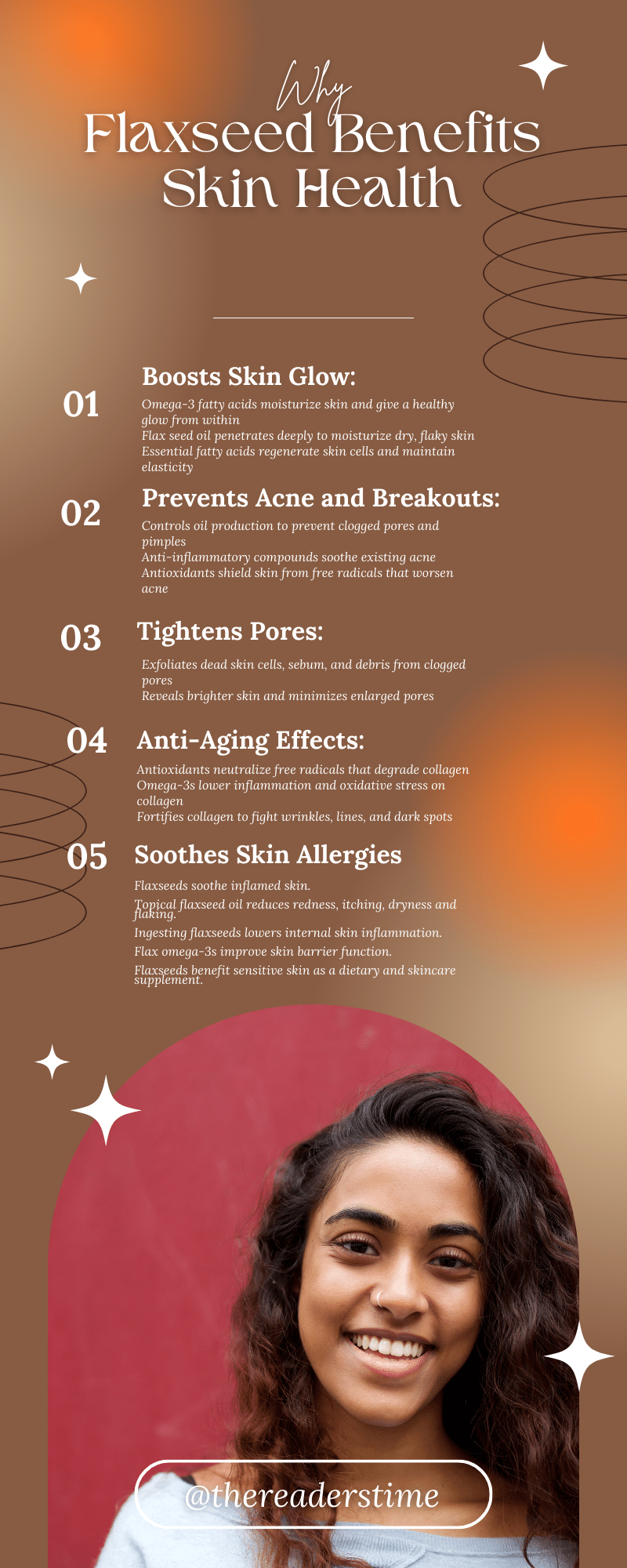 Why Flaxseed Benefits Skin Health infographic