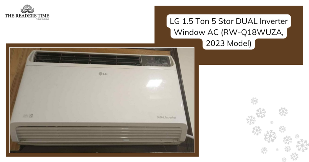 LG 1.5 Ton 5 Star DUAL Inverter Window AC (RW-Q18WUZA)