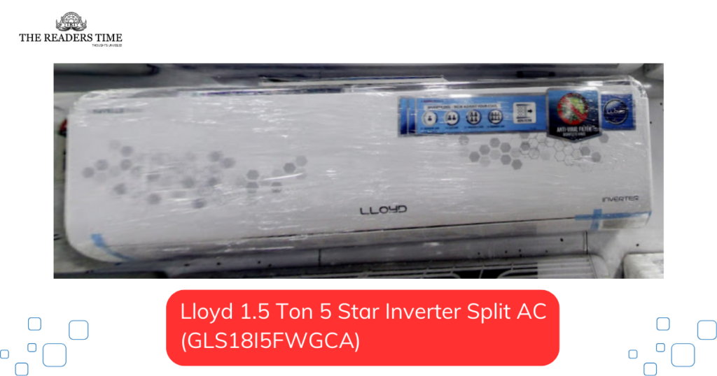 Lloyd 1.5 Ton 5 Star Inverter Split AC (GLS18I5FWGCA)