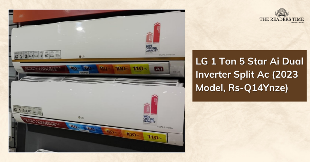 LG 1 Ton 5 Star Ai Dual Inverter Split Ac cover photo