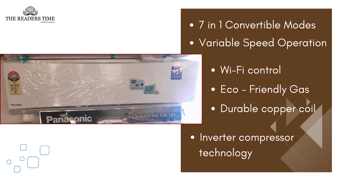 Panasonic 1 Ton 5 Star Wi-Fi Inverter Smart Split AC specs verified by expert