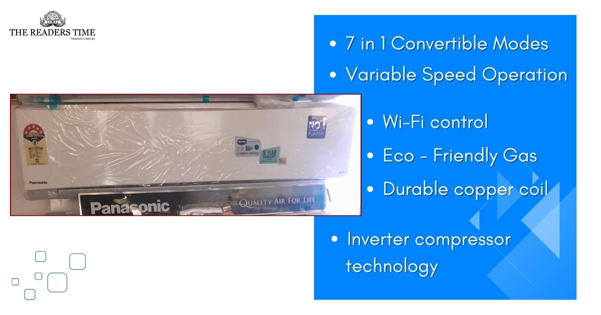 Panasonic 1 Ton 5 Star Wi-Fi Inverter Smart Split AC features explain by expert