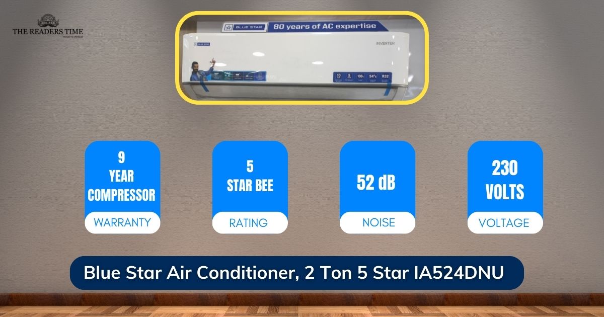 Blue Star Air Conditioner, 2 Ton 5 Star IA524DNU specifications
