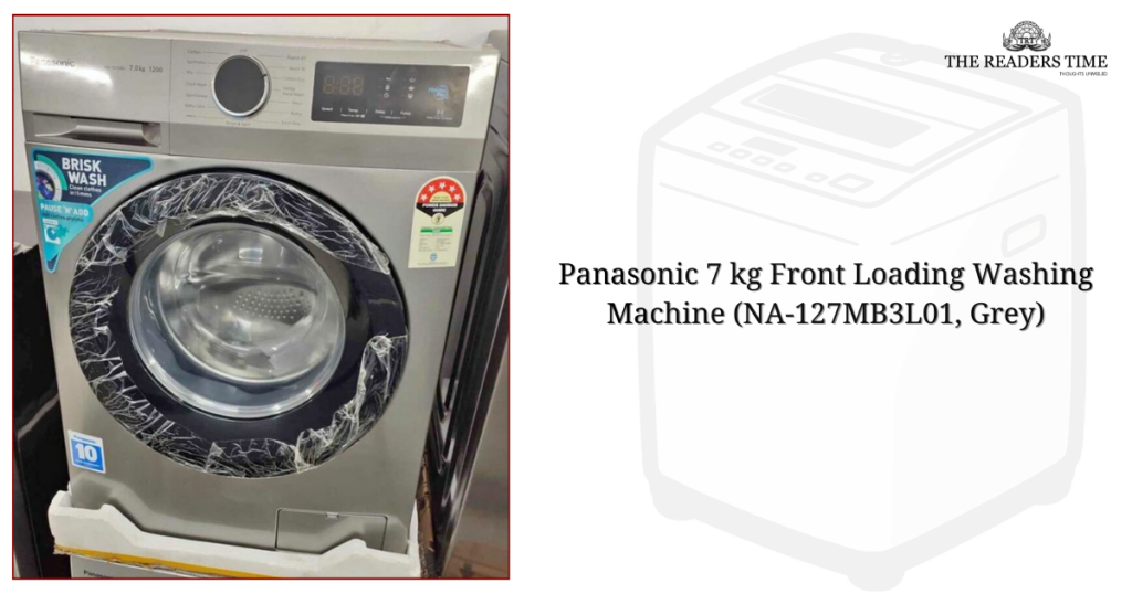 Panasonic 7 kg Front Loading Washing Machine (NA-127MB3L01) front image