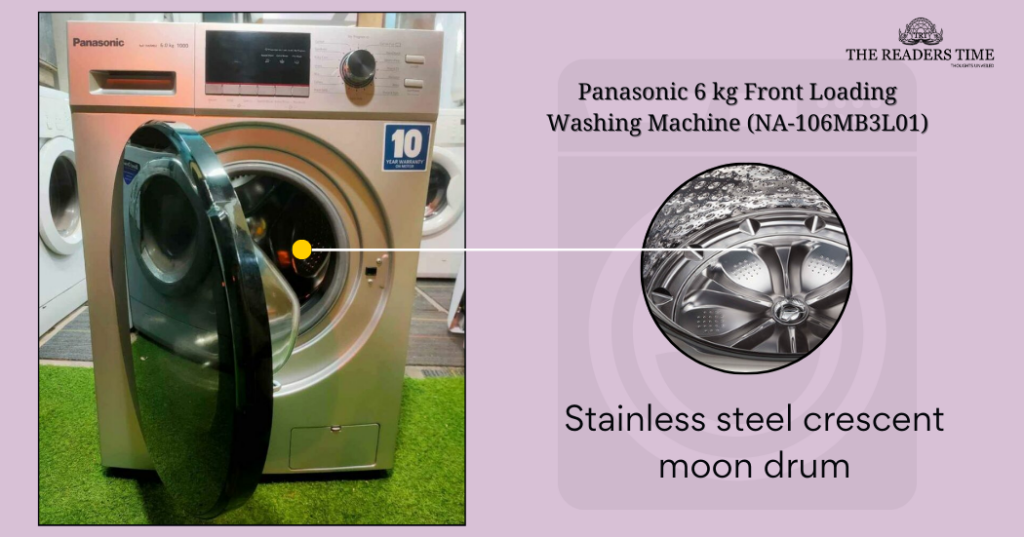 Panasonic 6 kg Front Loading Washing Machine (NA-106MB3L01) product page