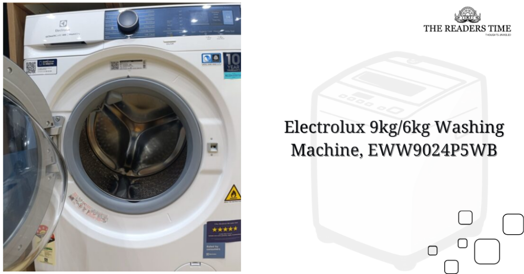 Electrolux 9kg/6kg Washing Machine, EWW9024P5WB front image
