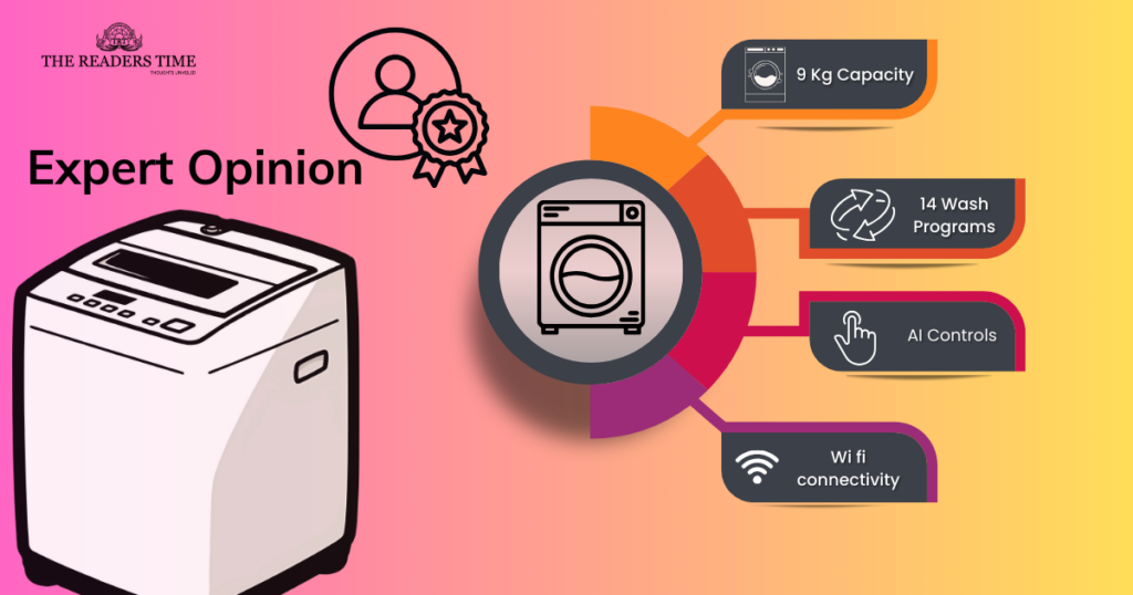LG 9 Kg Wi-Fi Inverter AI Direct Drive Fully-Automatic Front Load Washing Machine (FHP1209Z5M) expert opinion