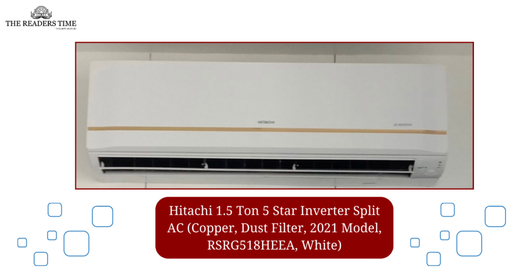 Hitachi 1.5 Ton 5 Star Inverter Split AC, RSRG518HEEA) 