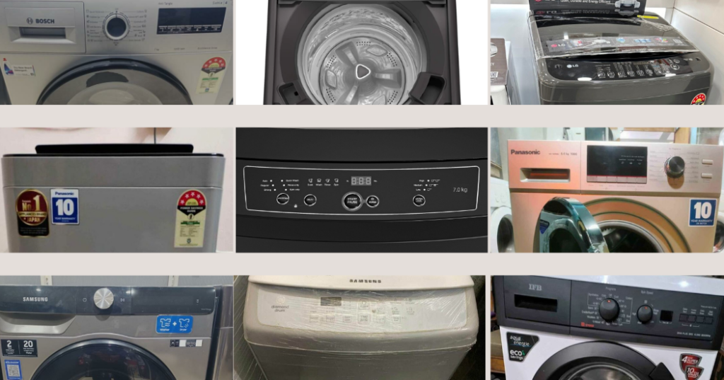 Best Washing Machine Capacity for 4 Persons In India collage for all the washing machines 