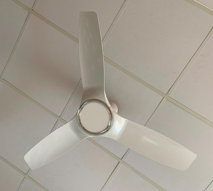 Havells Stealth Air ceiling fan installed in ceiling
