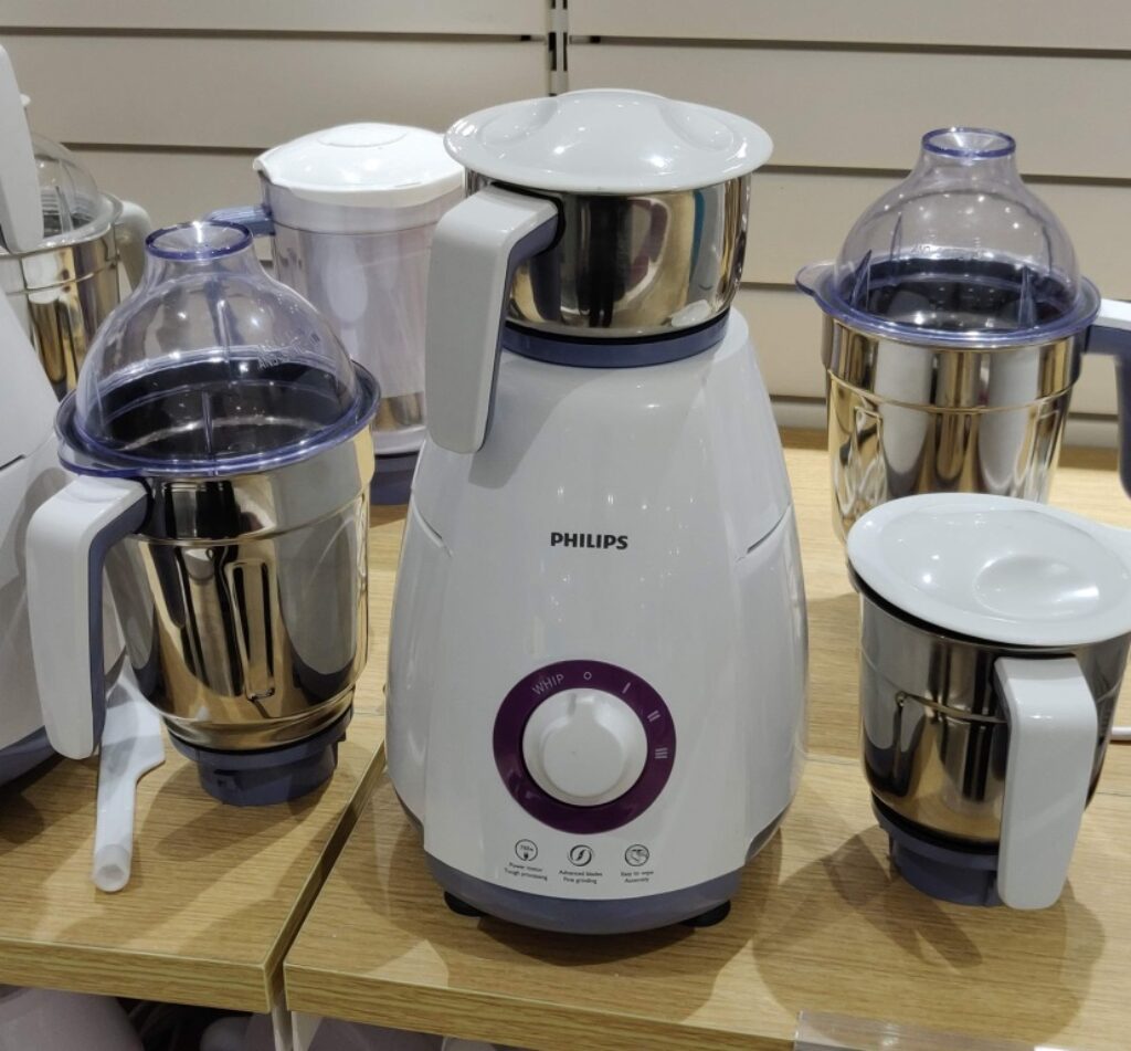 Philips hl7707 mixer grinder with stainless steel Jars set